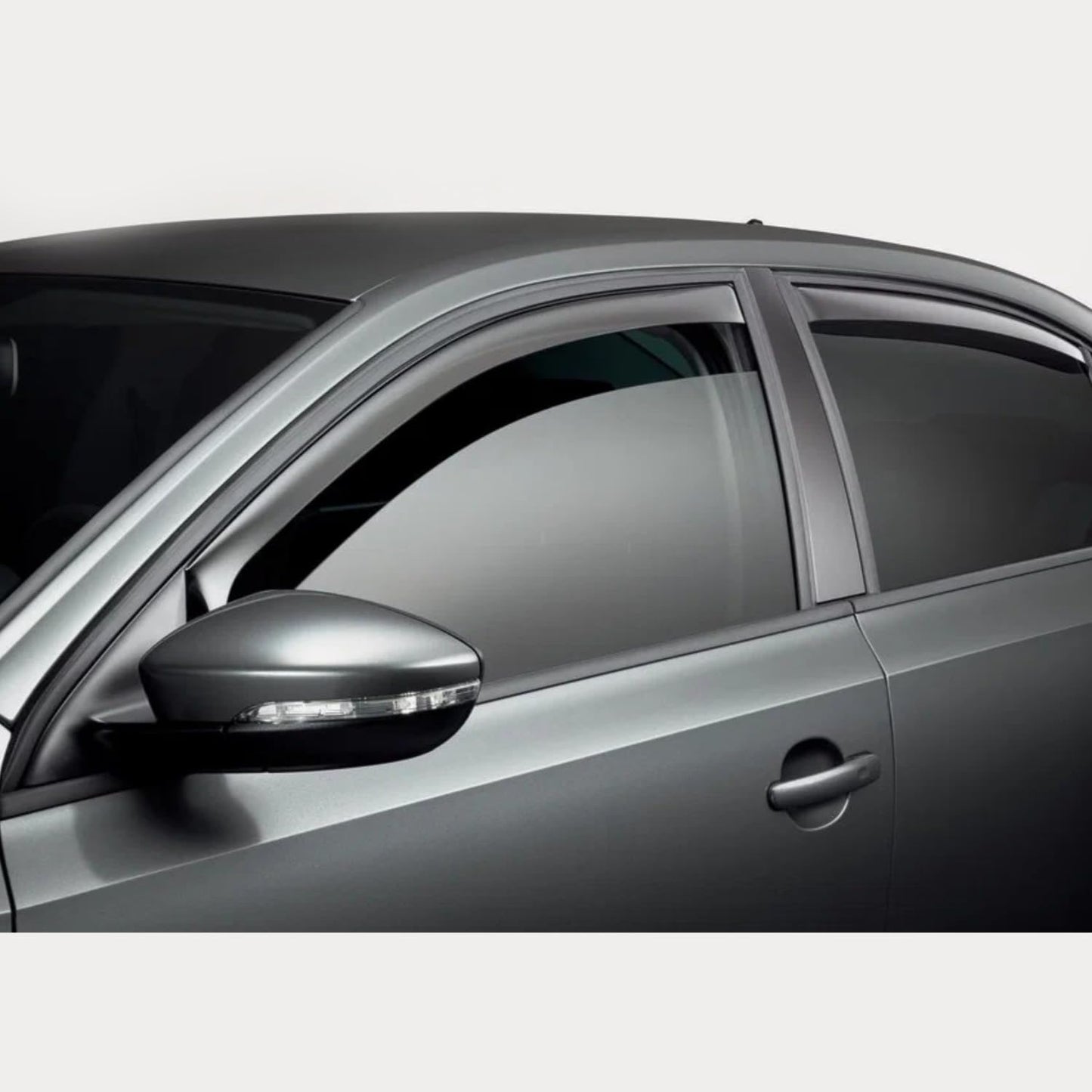 Set Of 4 Wind Deflectors Compatible with DACIA DUSTER 2010 2011 2012 2013 2014 2015 2016 2017 Models.
