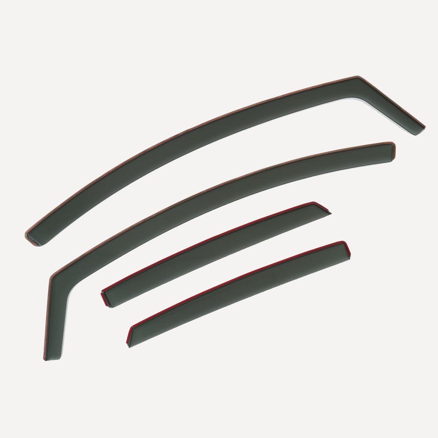 Set Of 4 Wind Deflectors Compatible with DACIA DUSTER 2010 2011 2012 2013 2014 2015 2016 2017 Models.