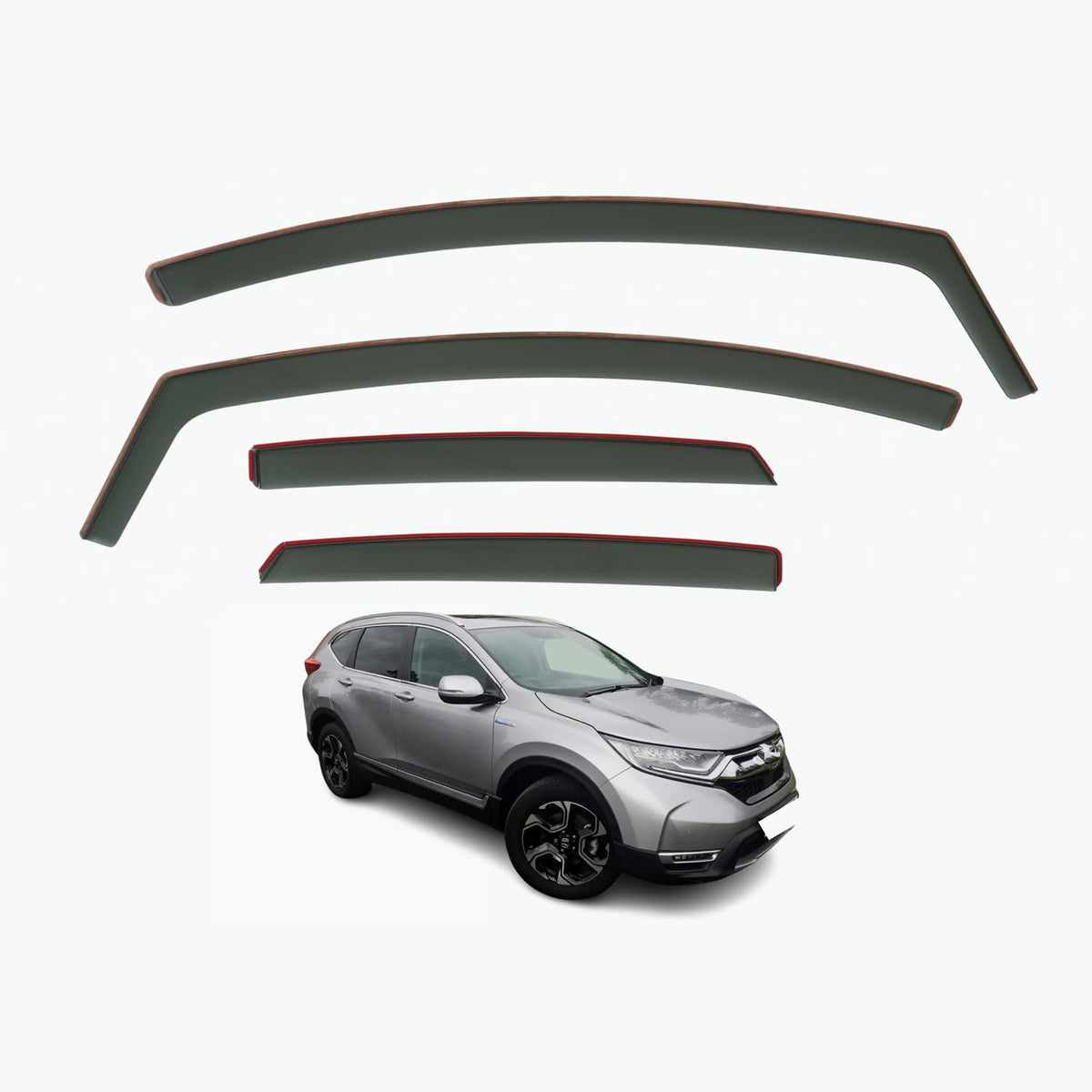 Honda CR-V Wind Deflectors 2017–2023, In-Channel