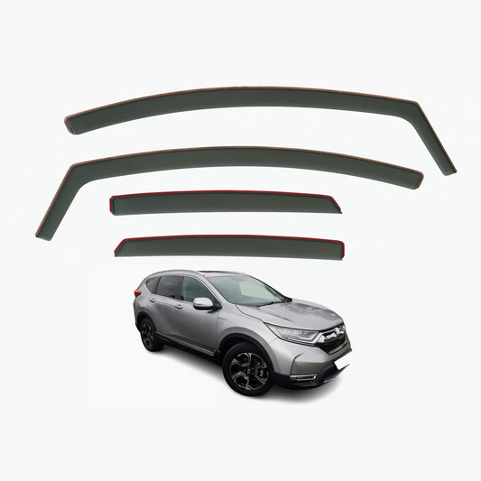 Set Of 4 Wind Deflectors Compatible with HONDA CR-V 5-door SUV 2017 2018 2019 2020 2021 2022 2023 Models.
