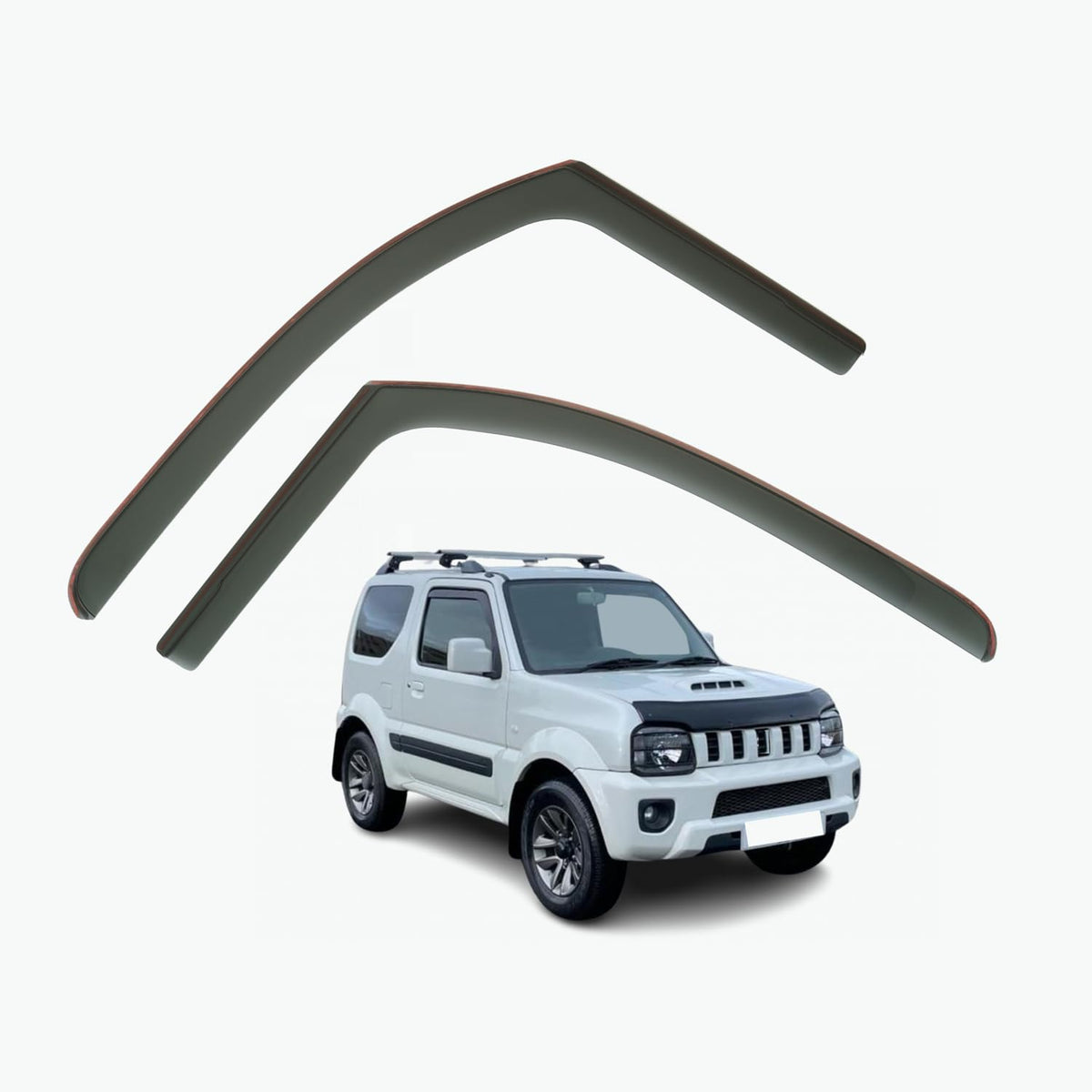 Suzuki Jimny MK3 Wind Deflectors 1998–2017, In-Channel