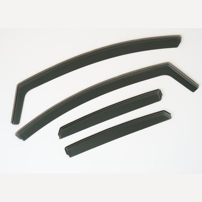Set Of 4 Wind Deflectors Compatible with DACIA DUSTER 2010 2011 2012 2013 2014 2015 2016 2017 Models.