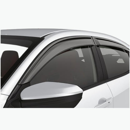 Set Of 4 STICK-ON Wind Deflectors Compatible with TOYOTA PRIUS XW50 2016 2017 2018 2019 2020 2021 2022 Models.
