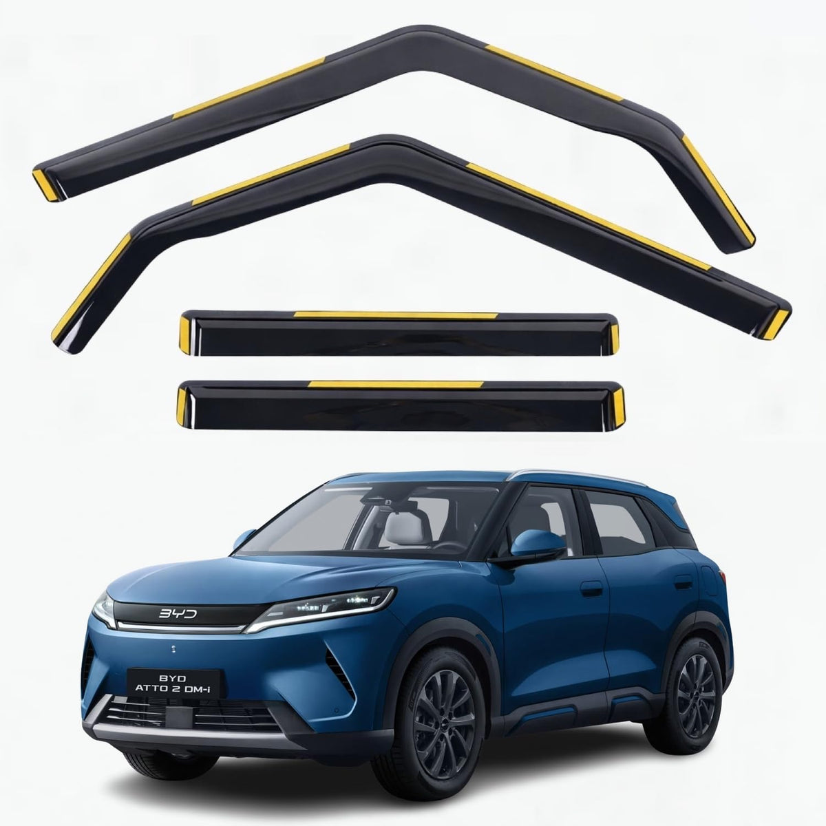 In-Channel Wind Deflectors, BYD Atto 2 2025–2027