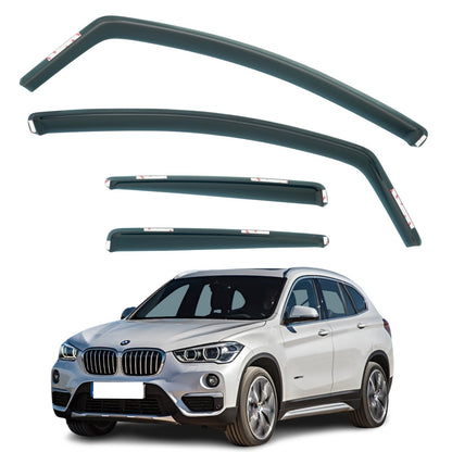Set Of 4 Wind Deflectors Compatible with BMW X1 Series F48 5-door SUV 2016 2017 2018 2019 2020 2021 2022 Models.