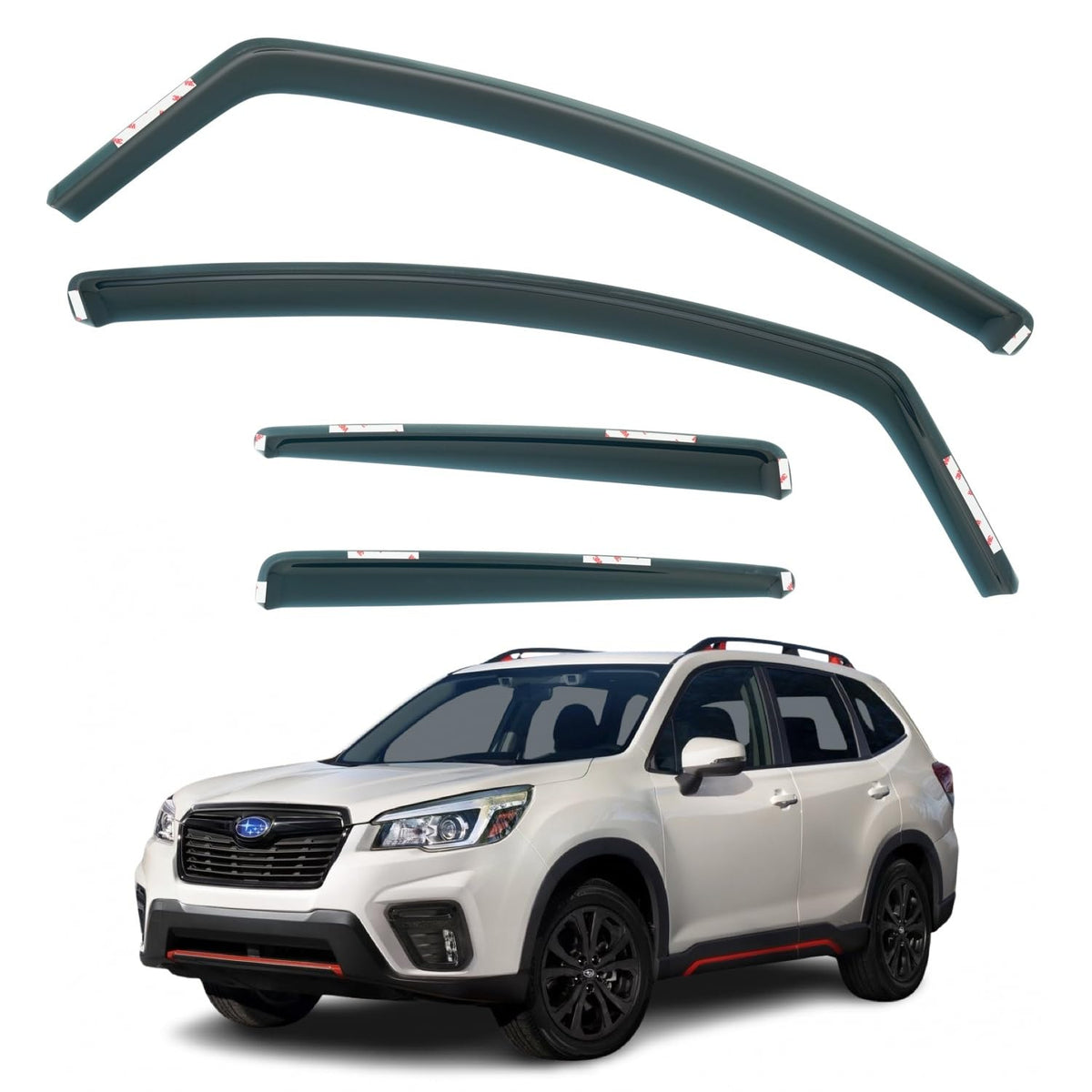Subaru Forester Wind Deflectors 2019–2024, In-Channel