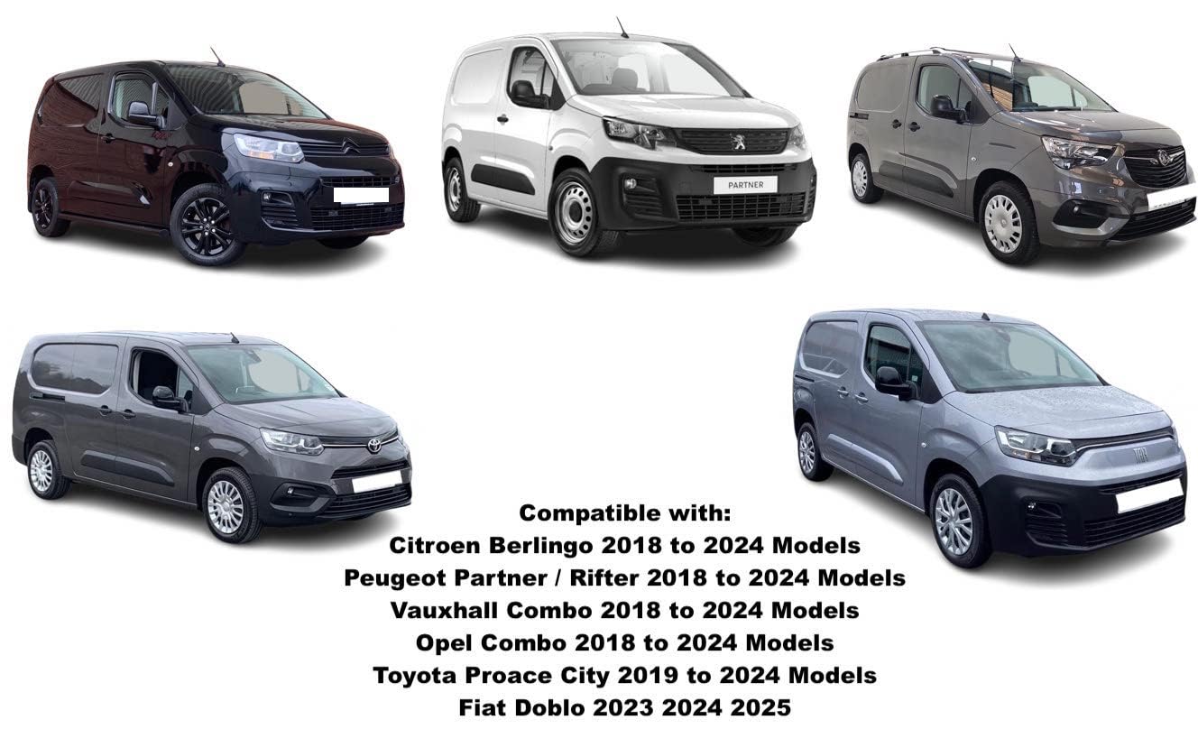 Citroën Berlingo MK3 Wind Deflectors 2018–2025, In-Channel