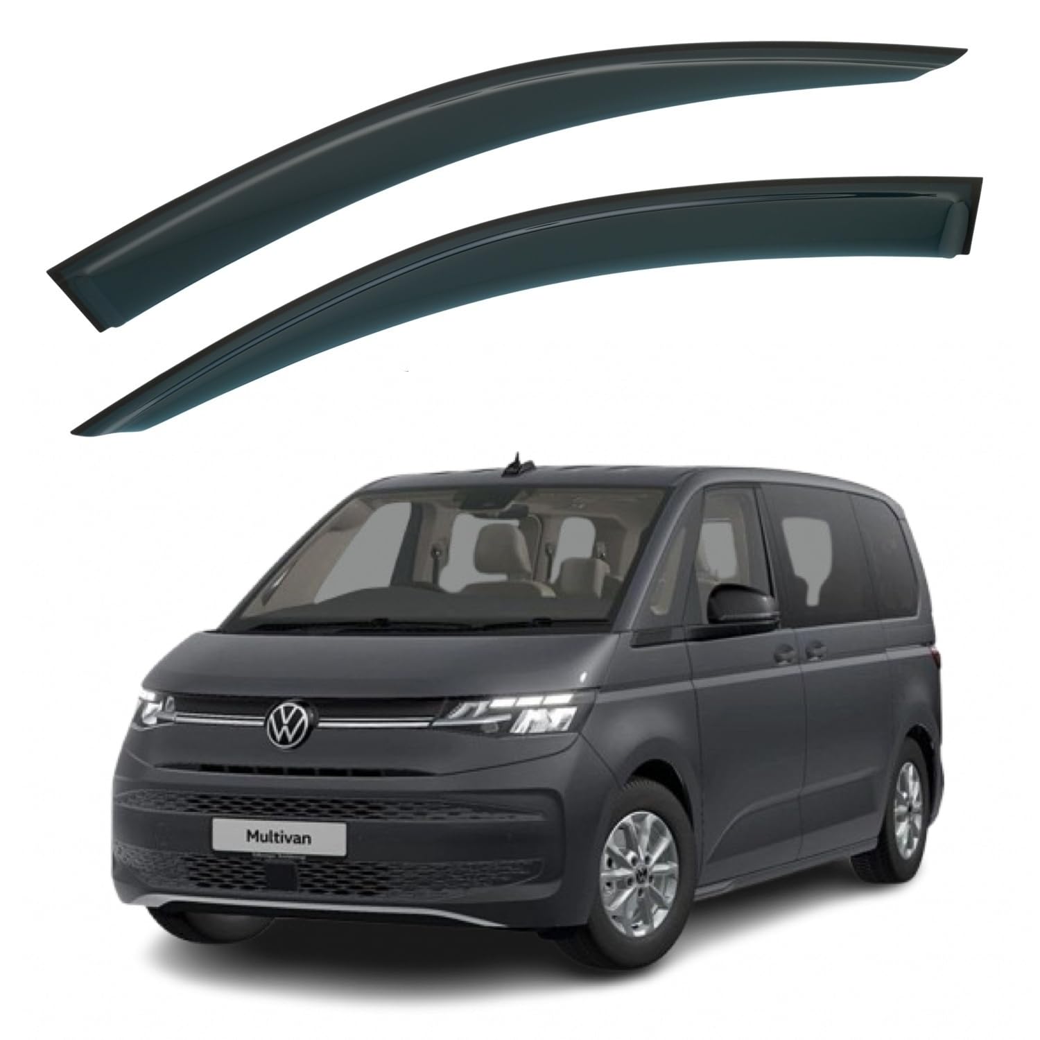 Volkswagen Multivan T7 Wind Deflectors 2022–2026, Out-Channel