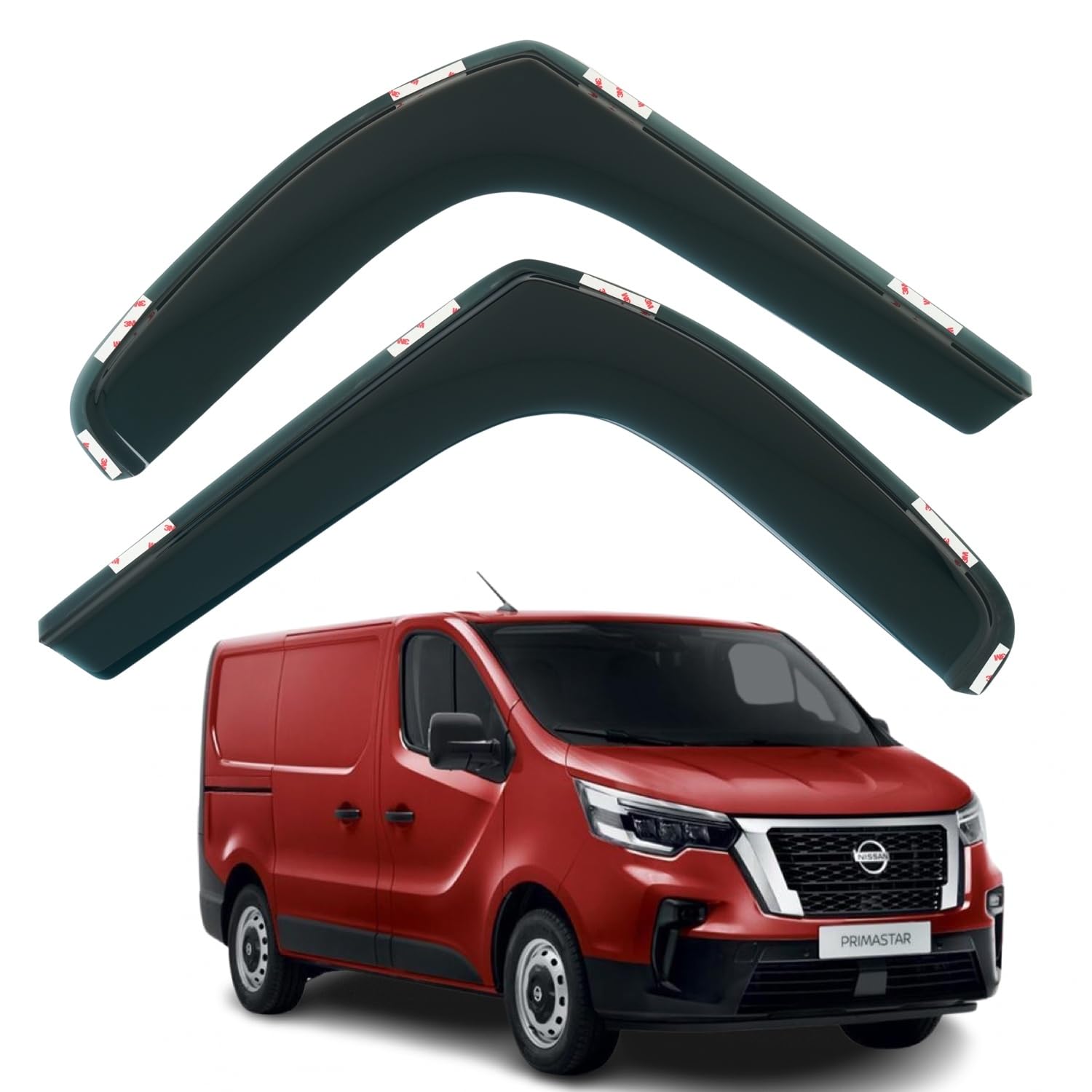 Nissan Primastar Wind Deflectors 2022–2025, In-Channel