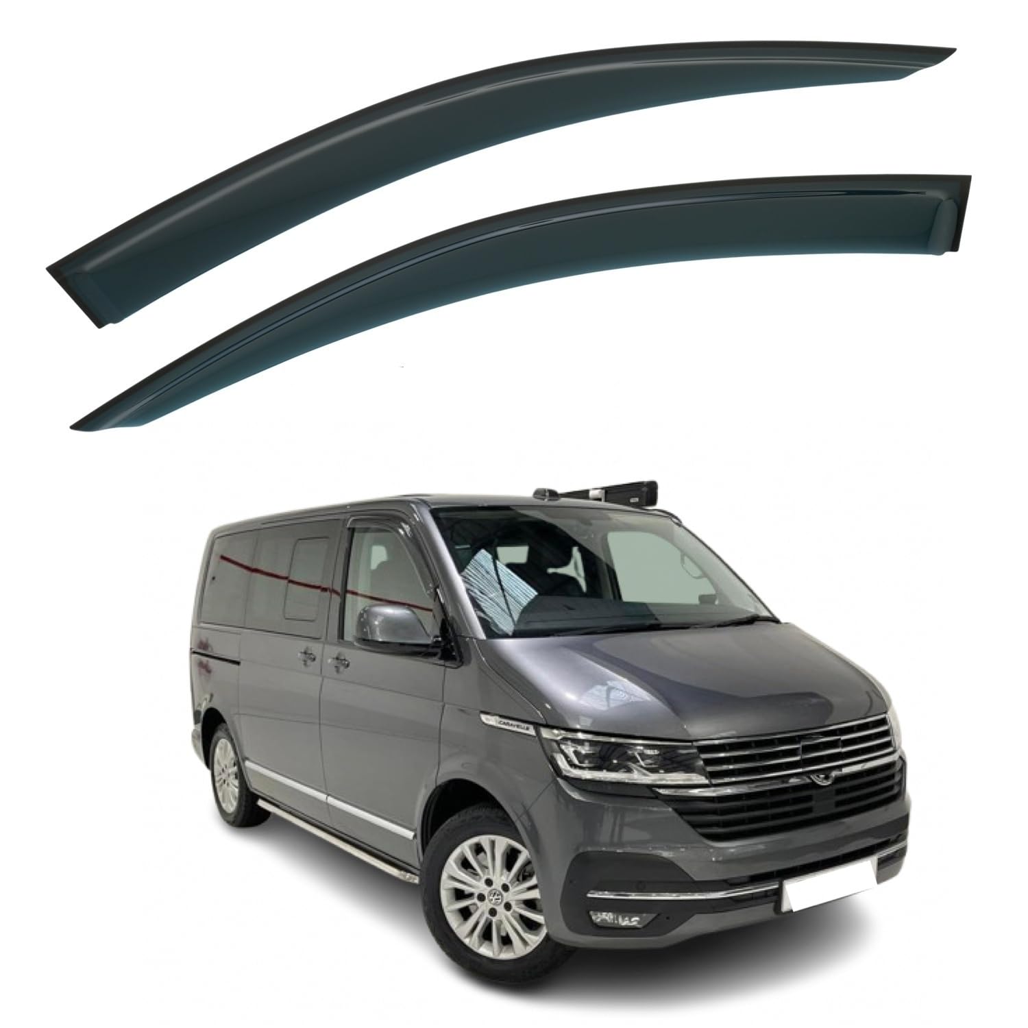 Volkswagen Transporter T6.1 T5 T6 Wind Deflectors 2004–2024, Out-Channel