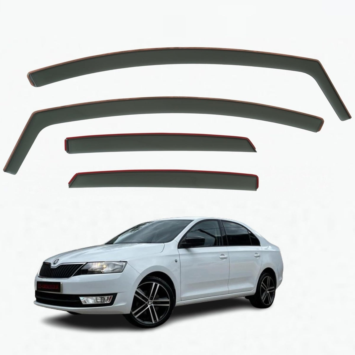 Škoda Rapid Wind Deflectors 2012–2018, In-Channel