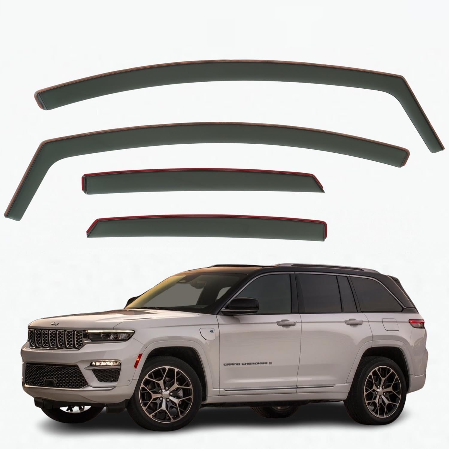 In-Channel Wind Deflectors, Jeep Grand Cherokee 2023–2027