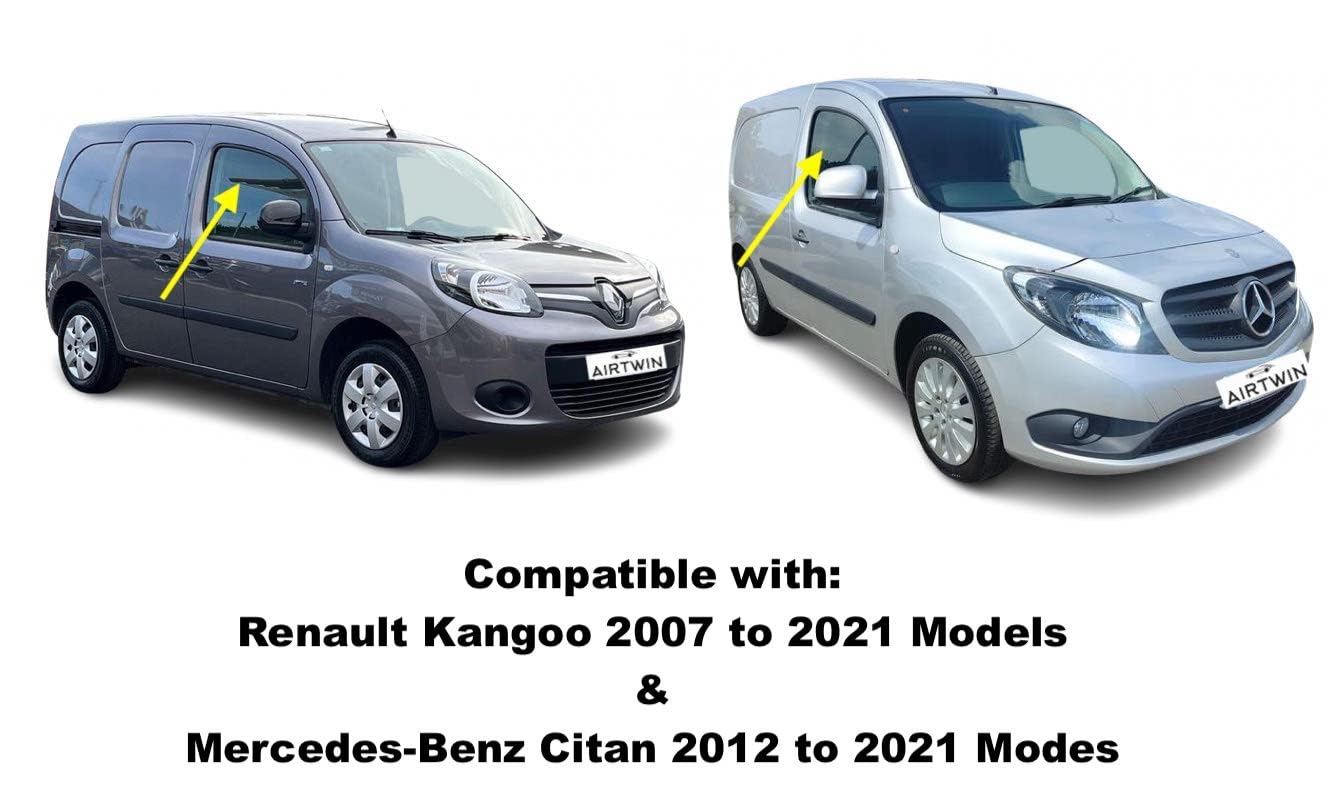 Mercedes-Benz Citan Wind Deflectors 2009–2021, In-Channel