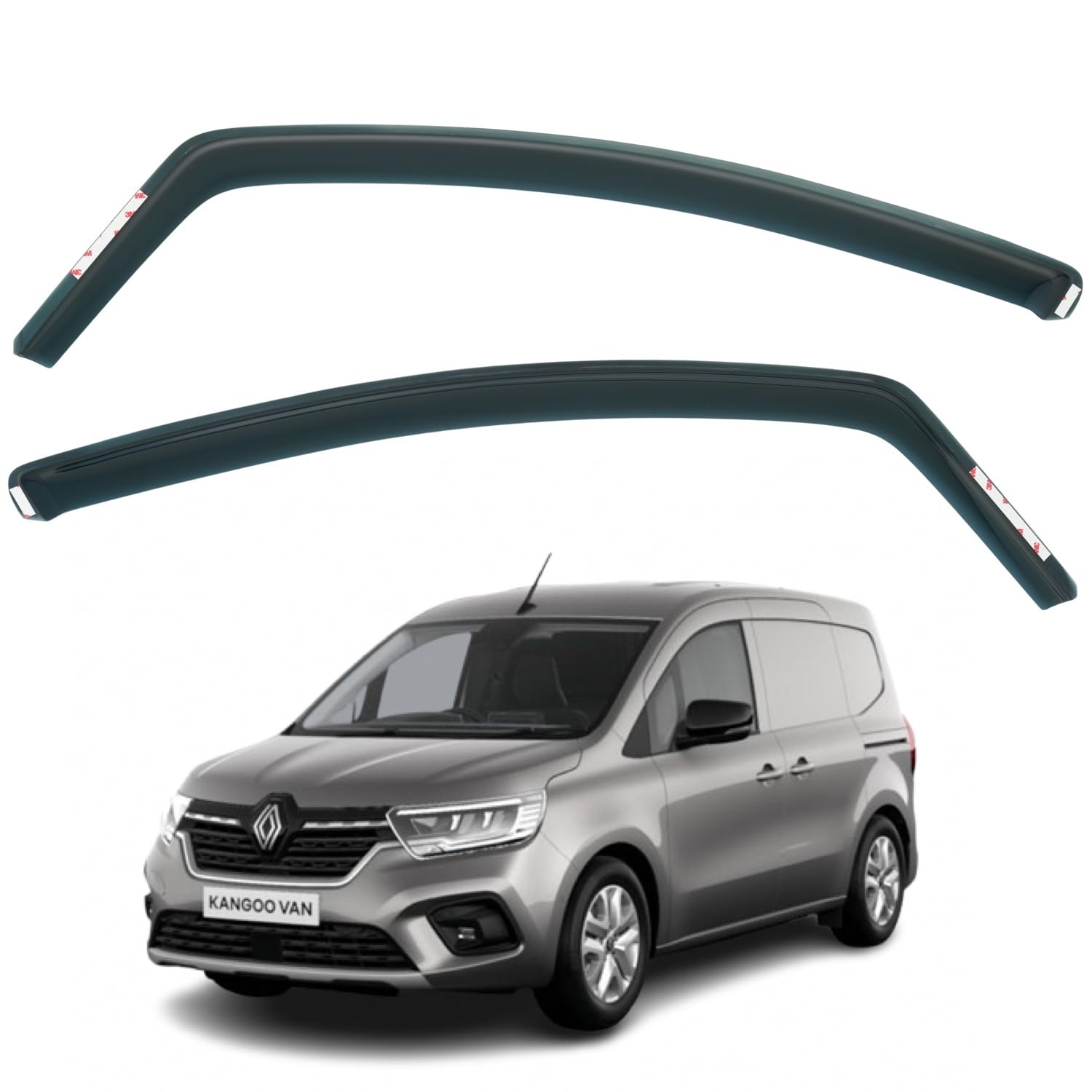 Mercedes-Benz Citan Wind Deflectors 2022–2026, In-Channel
