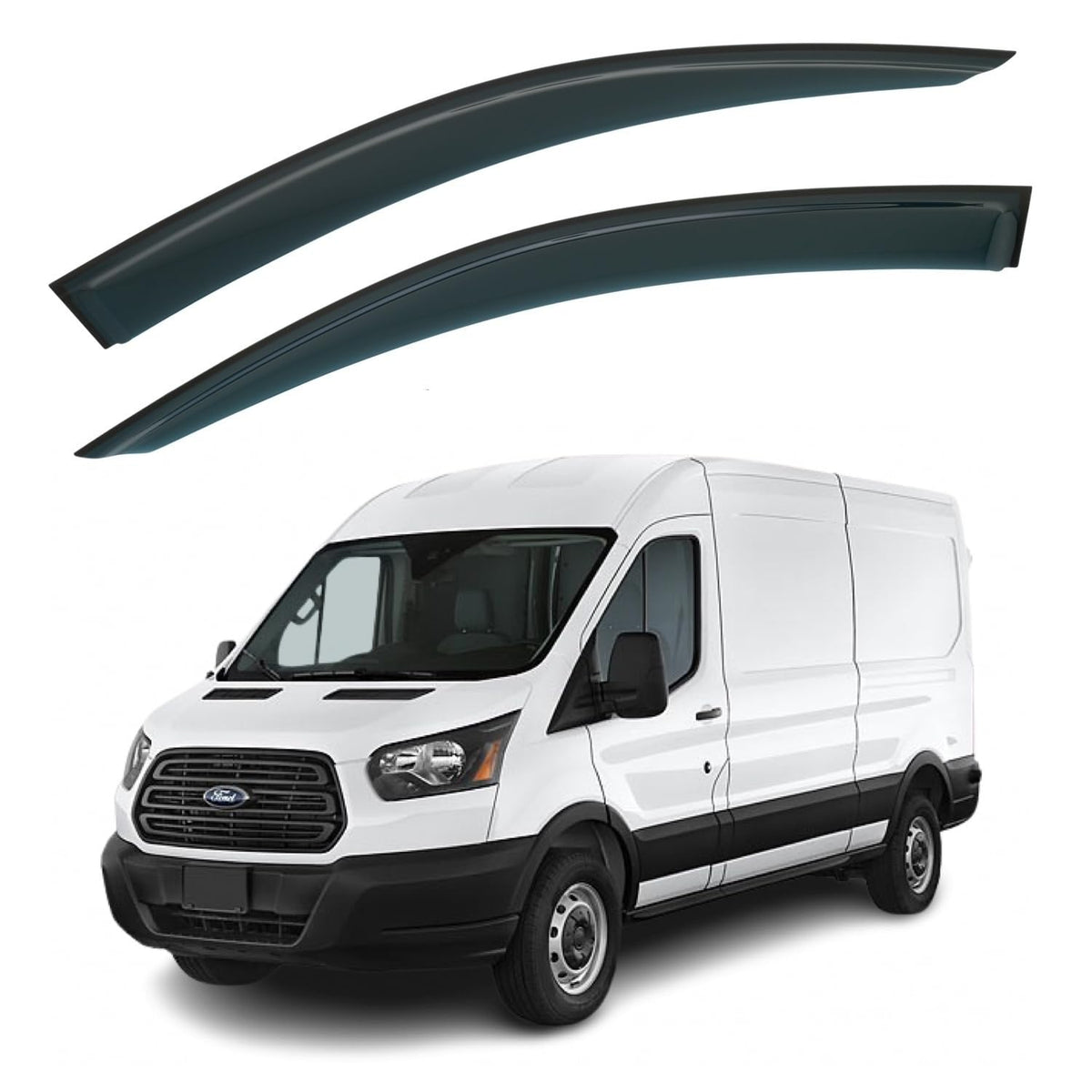 Ford Tourneo MK8 Wind Deflectors 2014–2024, Out-Channel