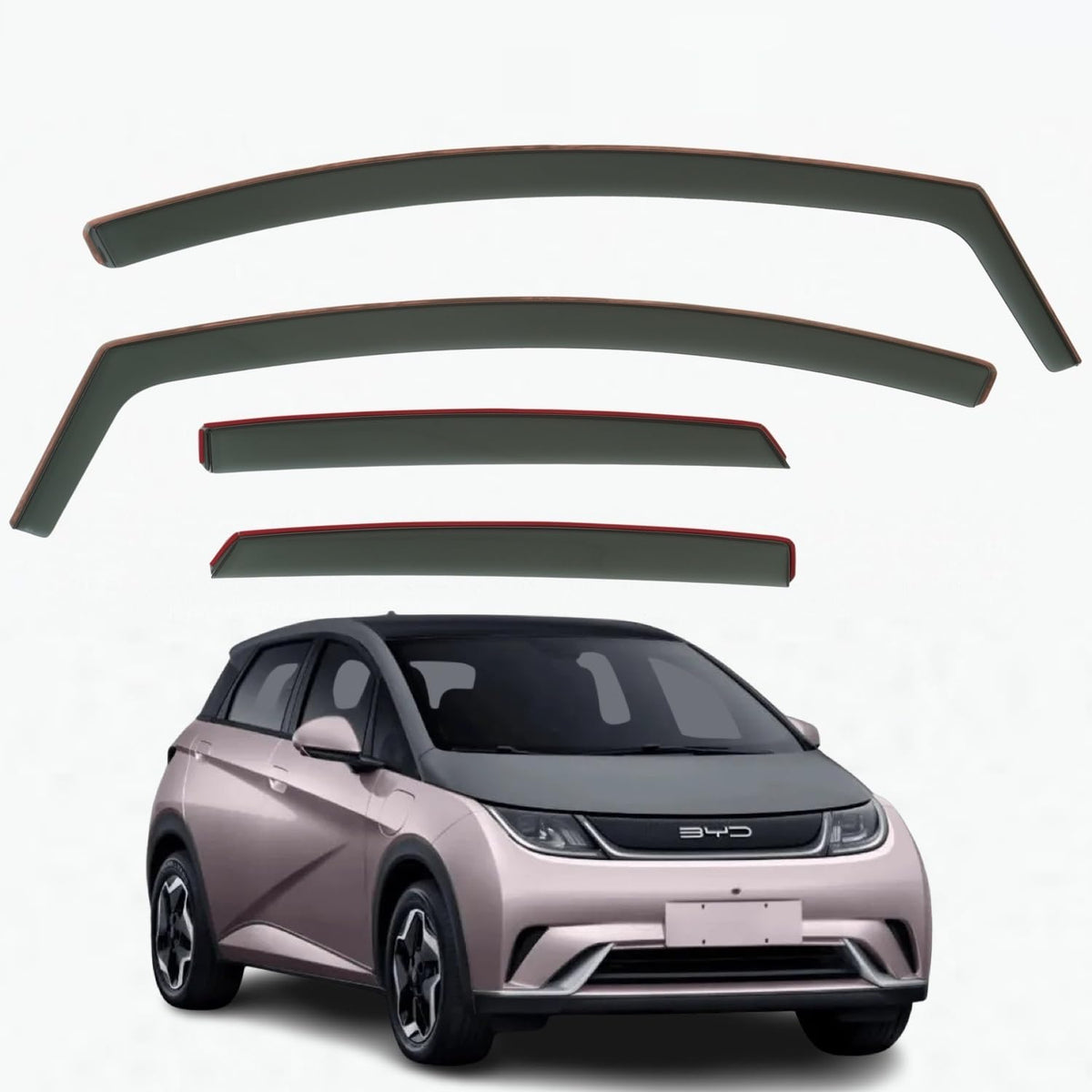 In-Channel Wind Deflectors, BYD Dolphin 2023–2027