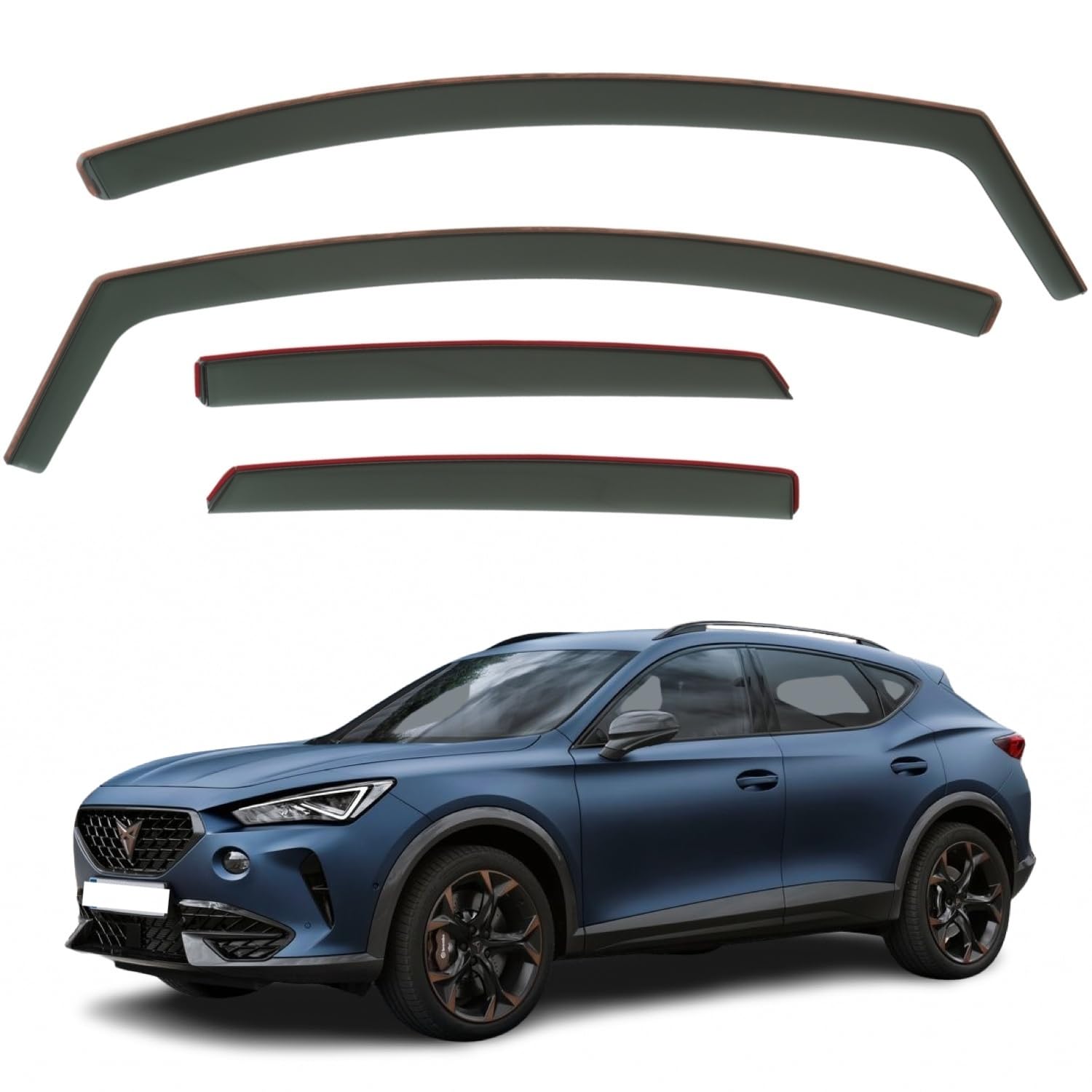 Cupra Formentor Wind Deflectors 2020–2025, In-Channel