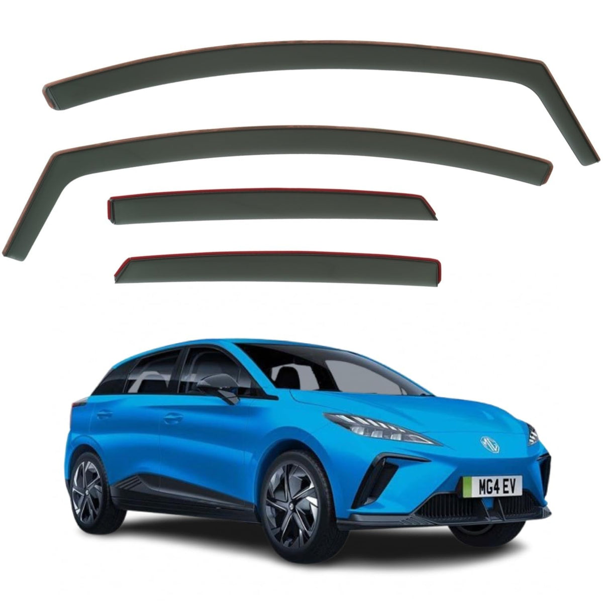 MG 4 Wind Deflectors 2022–2027, In-Channel