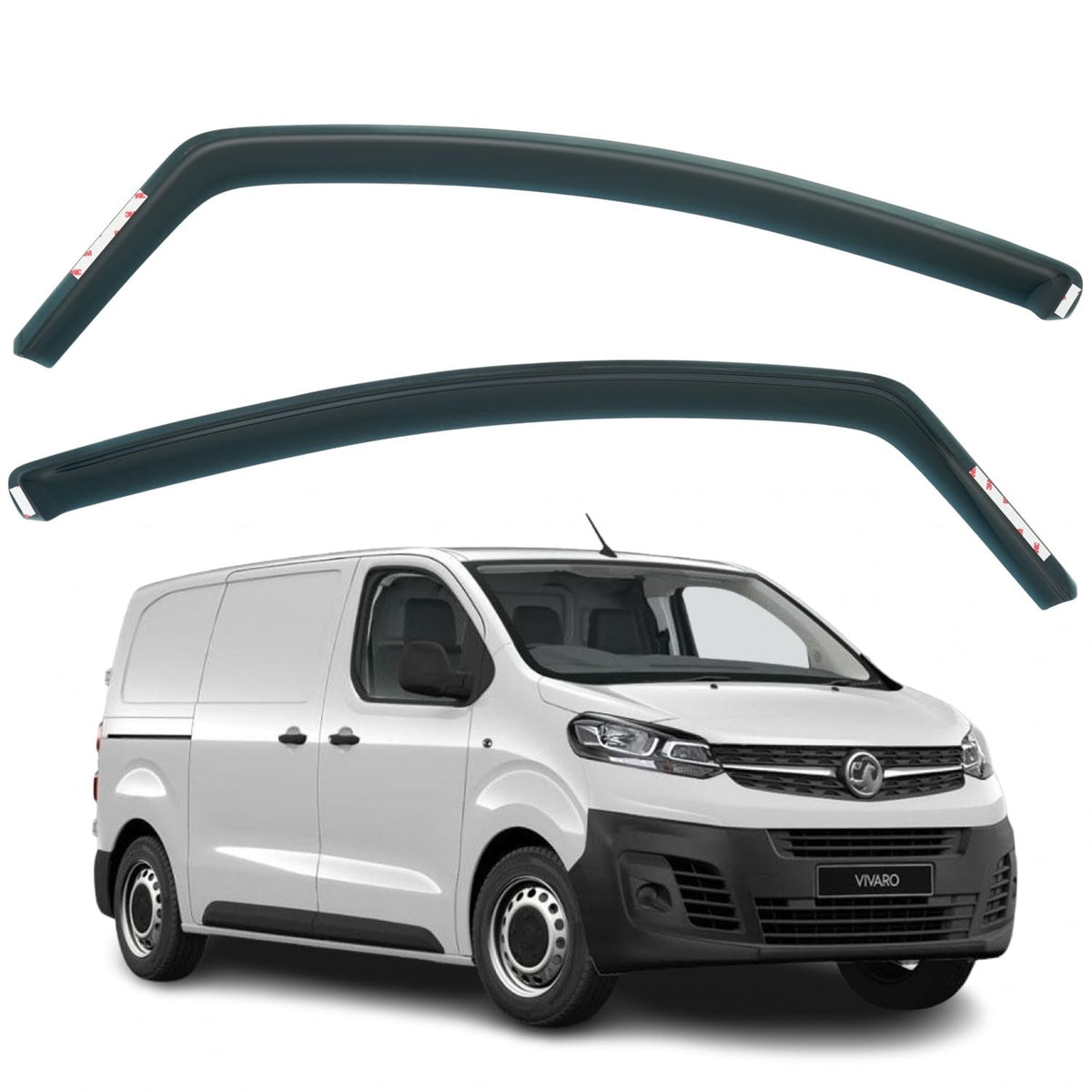 Vauxhall Vivaro MK3 Wind Deflectors 2019–2025, In-Channel