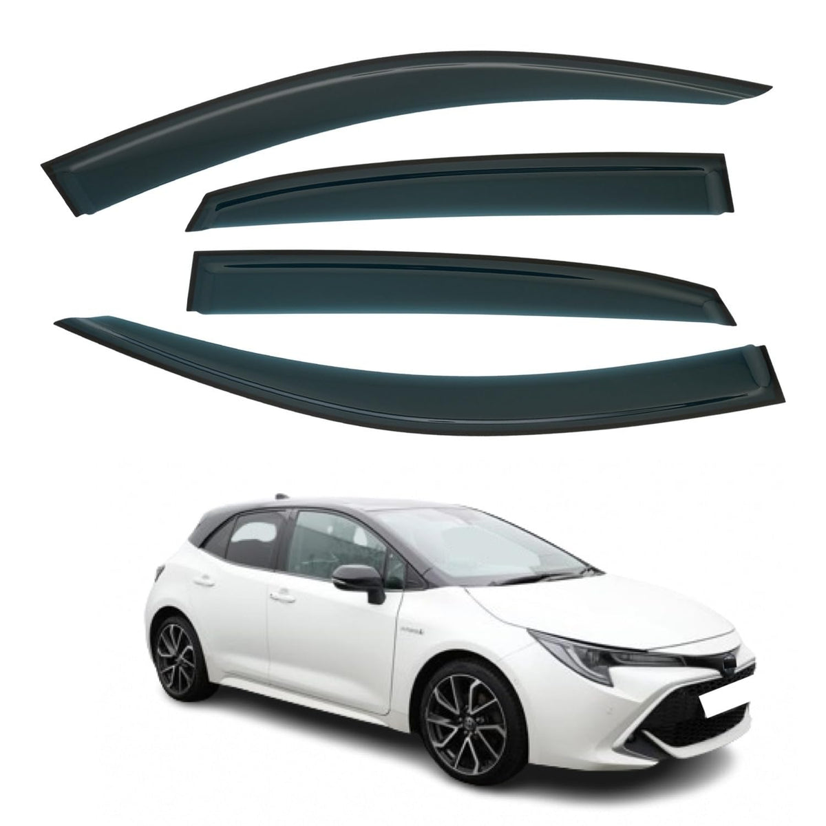 Toyota Corolla E210 Wind Deflectors 2019–2026, Out-Channel