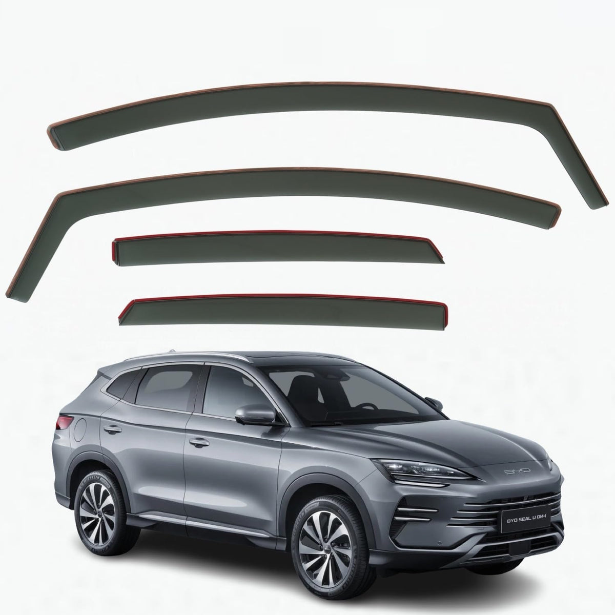 In-Channel Wind Deflectors, BYD Seal U 2024–2027