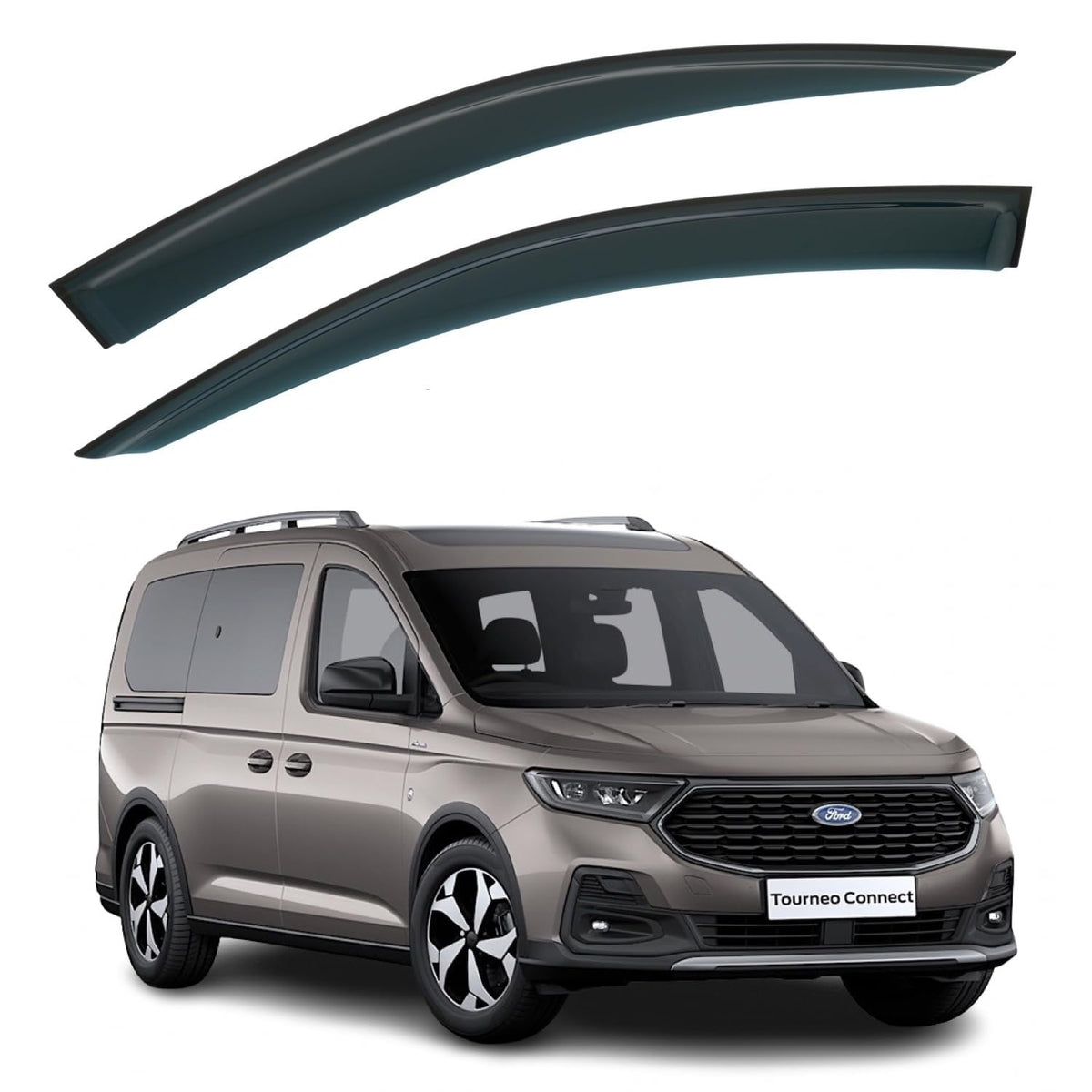 Ford Tourneo Connect Wind Deflectors 2022–2027, Out-Channel
