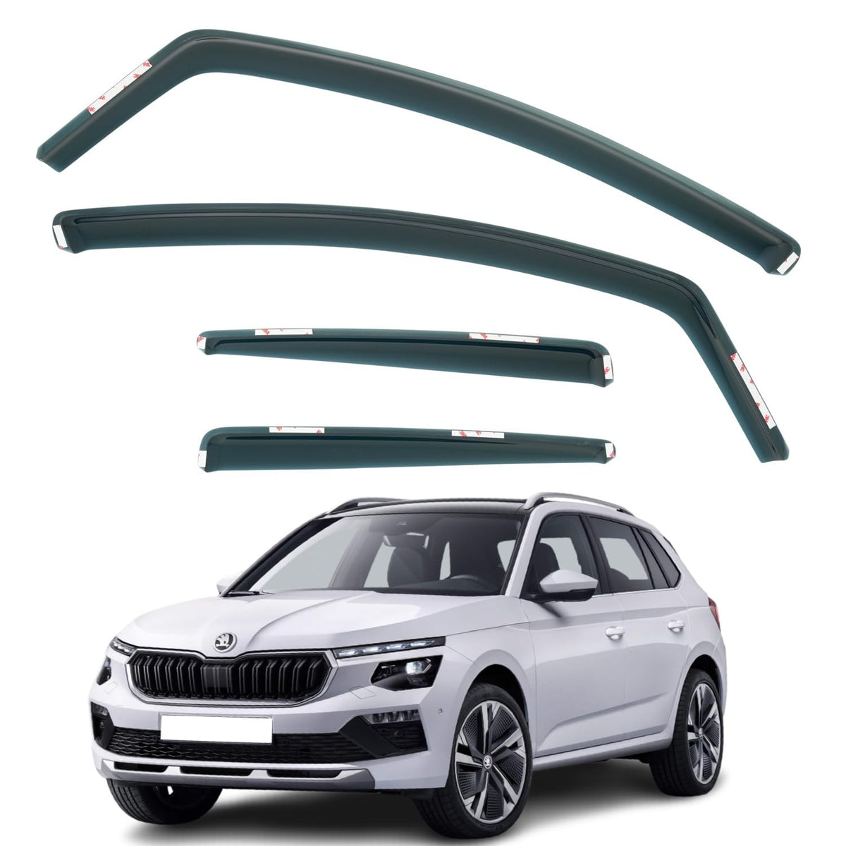 Škoda Kamiq Wind Deflectors 2019–2025, In-Channel