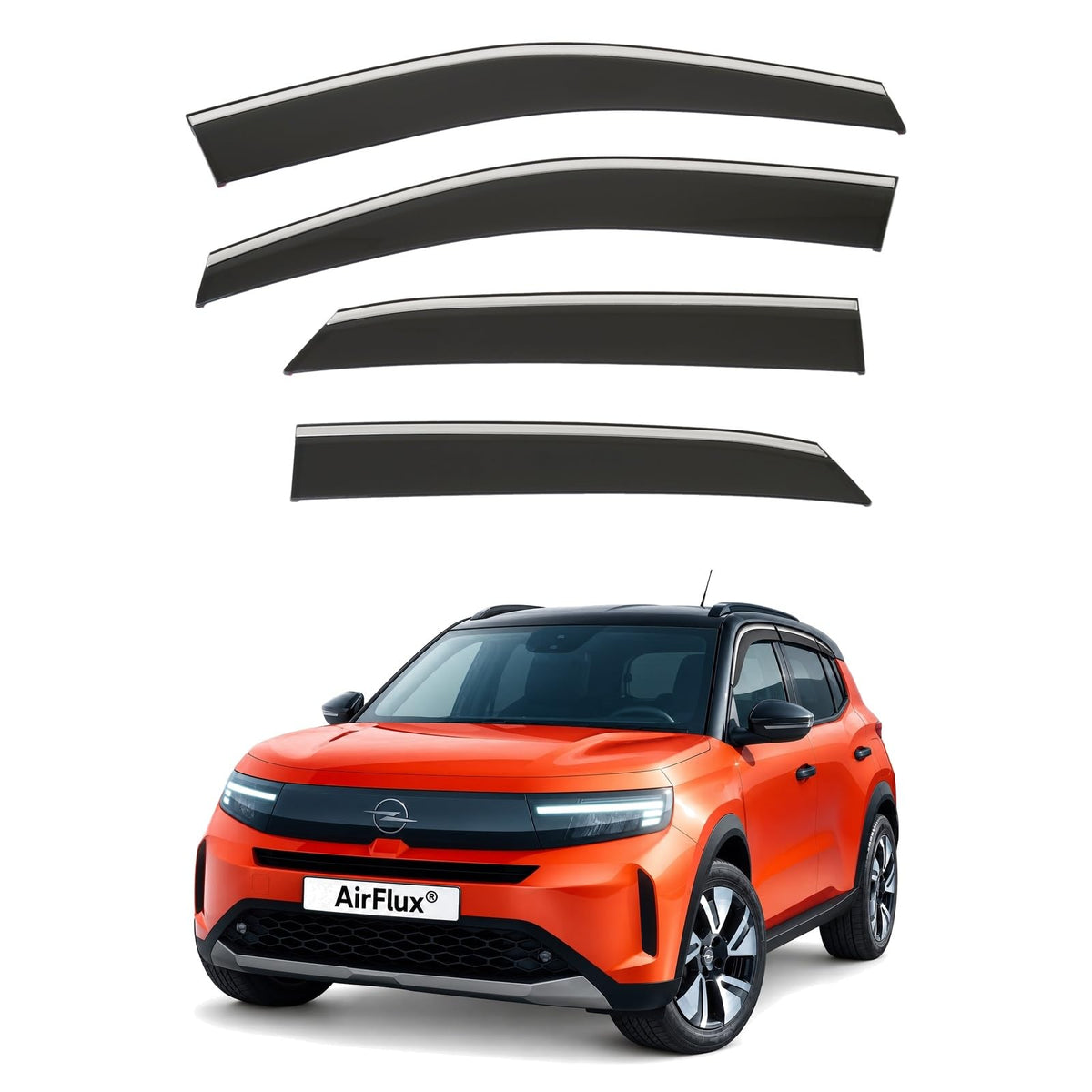 AirFlux wind deflectors for Vauxhall Frontera 2025 to 2027