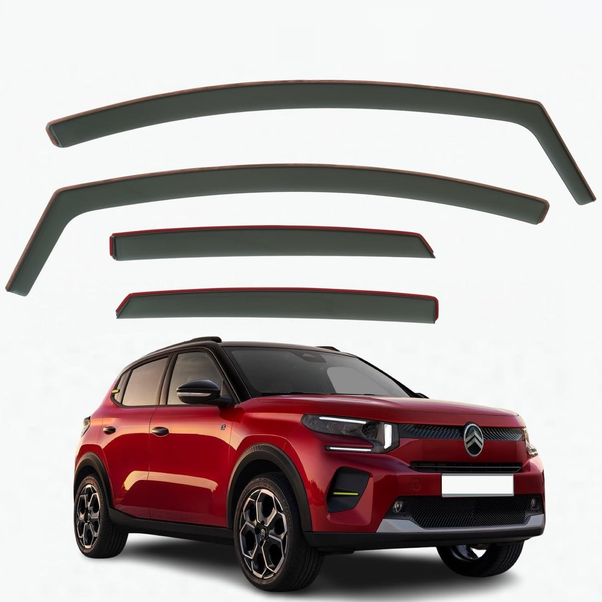 Citroën C3 Wind Deflectors 2025–2027, In-Channel