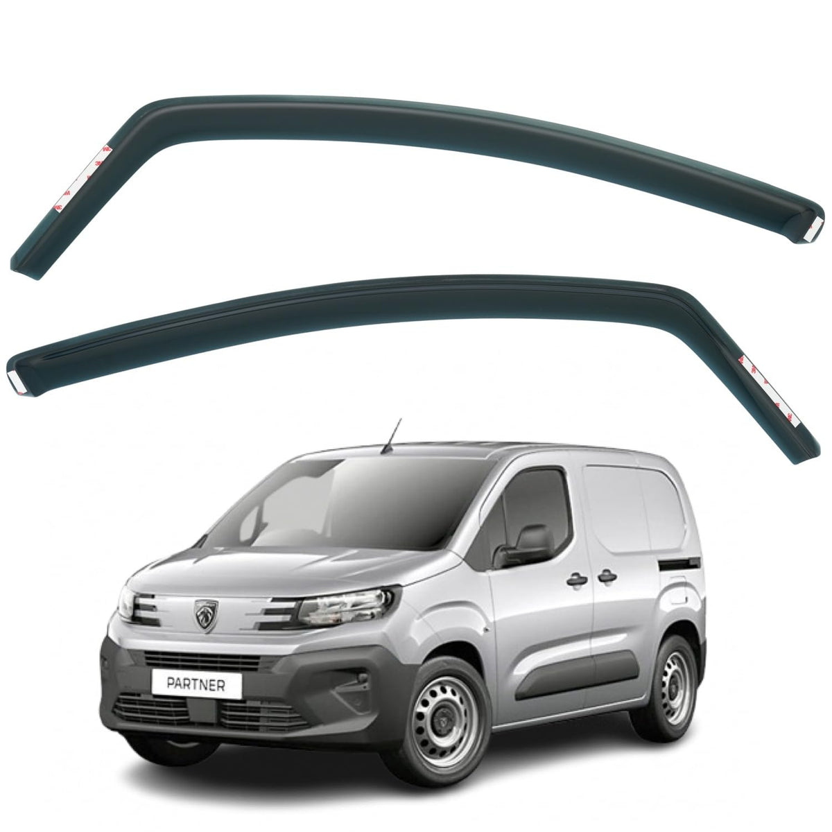 Citroën Berlingo MK3 Wind Deflectors 2018–2025, In-Channel
