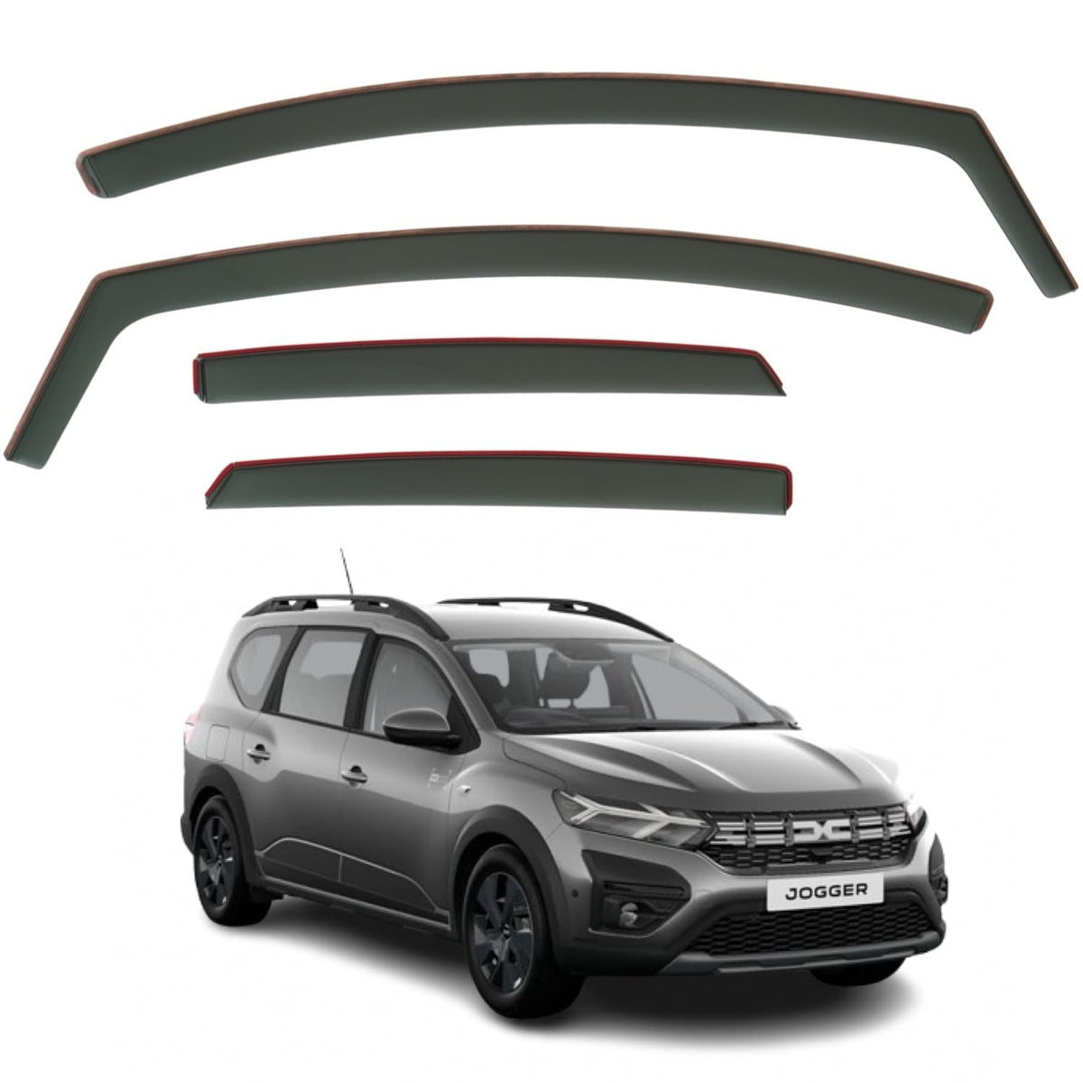 Dacia Jogger Wind Deflectors 2022–2026, In-Channel