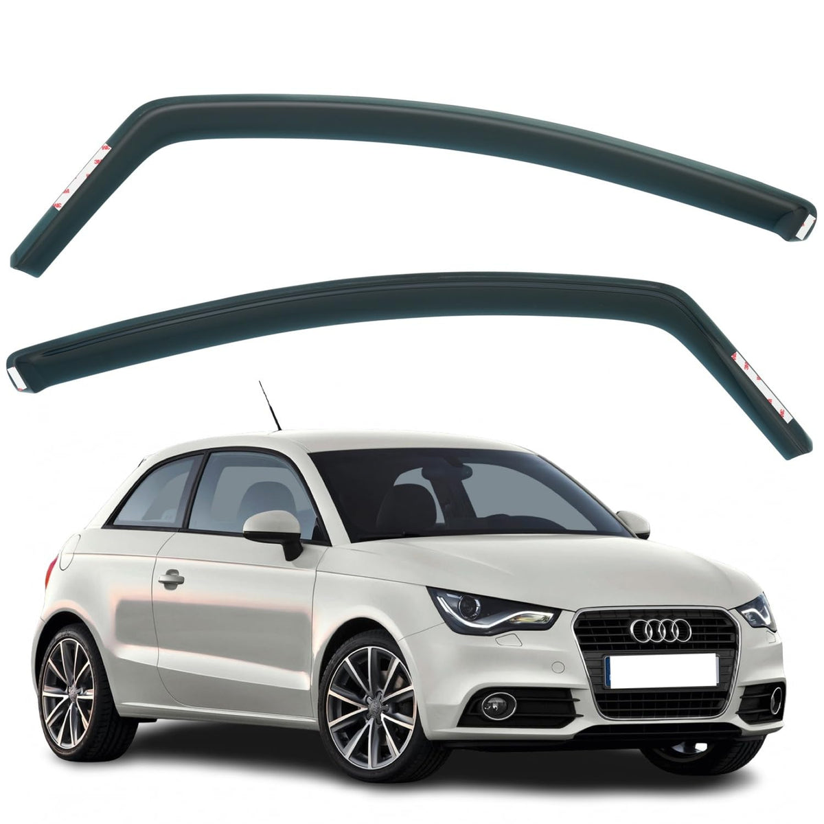 Audi A1 Wind Deflectors 2010–2018, In-Channel