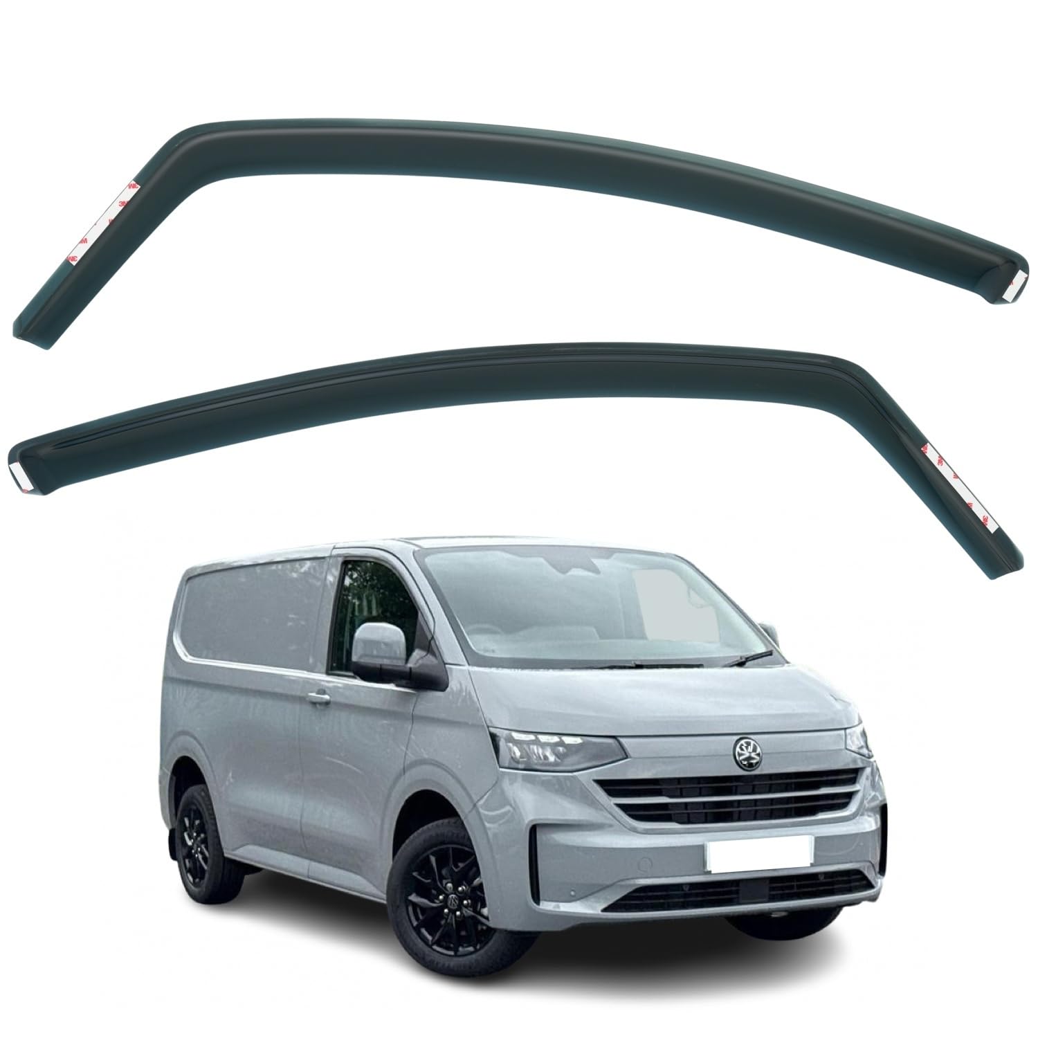 Volkswagen Caravelle T7 Wind Deflectors 2025–2026, In-Channel