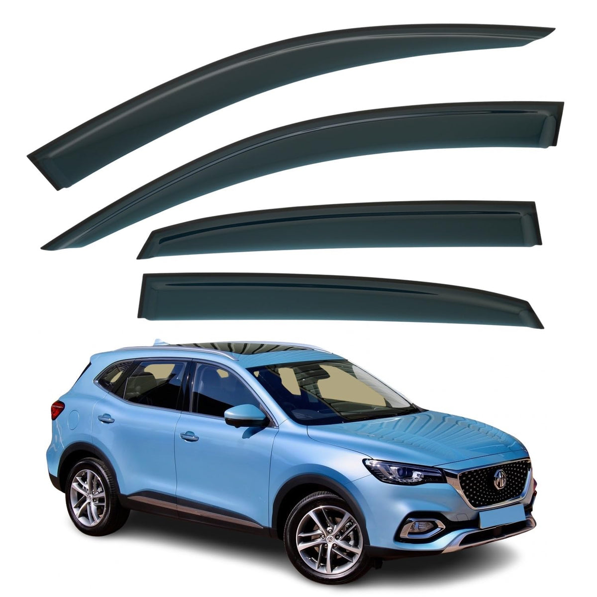 MG HS Wind Deflectors 2018–2024, Out-Channel