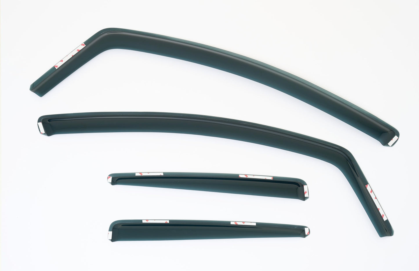 Set Of 4 Wind Deflectors Compatible with VOLKSWAGEN POLO MK6 5-door Hatchback 2018 2019 2020 2021 2022 2023 2024 Models.