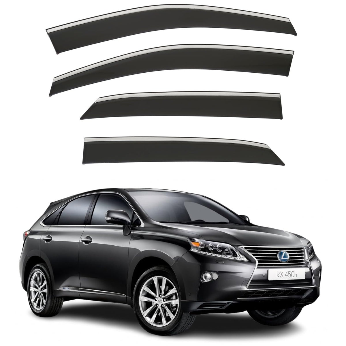 Lexus RX 450h Wind Deflectors 2010–2015, Out-Channel