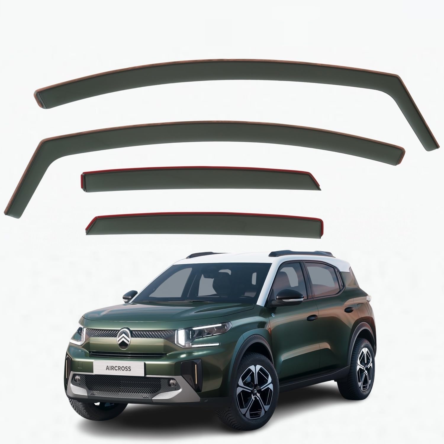 Citroën C3 AirCross Wind Deflectors 2025–2027, In-Channel