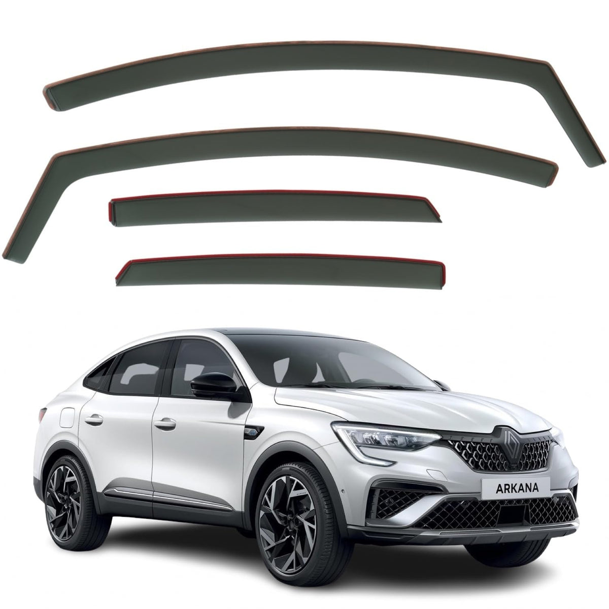 Renault Arkana Wind Deflectors 2021–2025, In-Channel