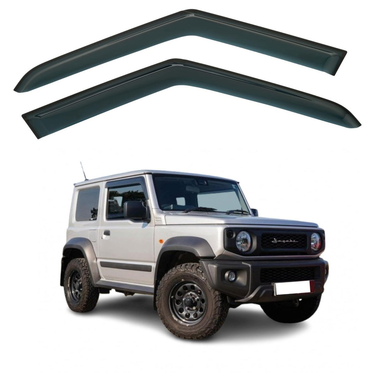 Suzuki Jimny MK4 Wind Deflectors 2019–2026, Out-Channel