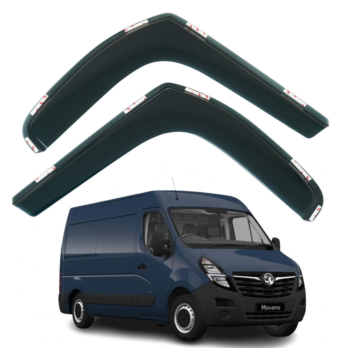 Nissan Interstar MK2 Wind Deflectors 2010–2024, In-Channel