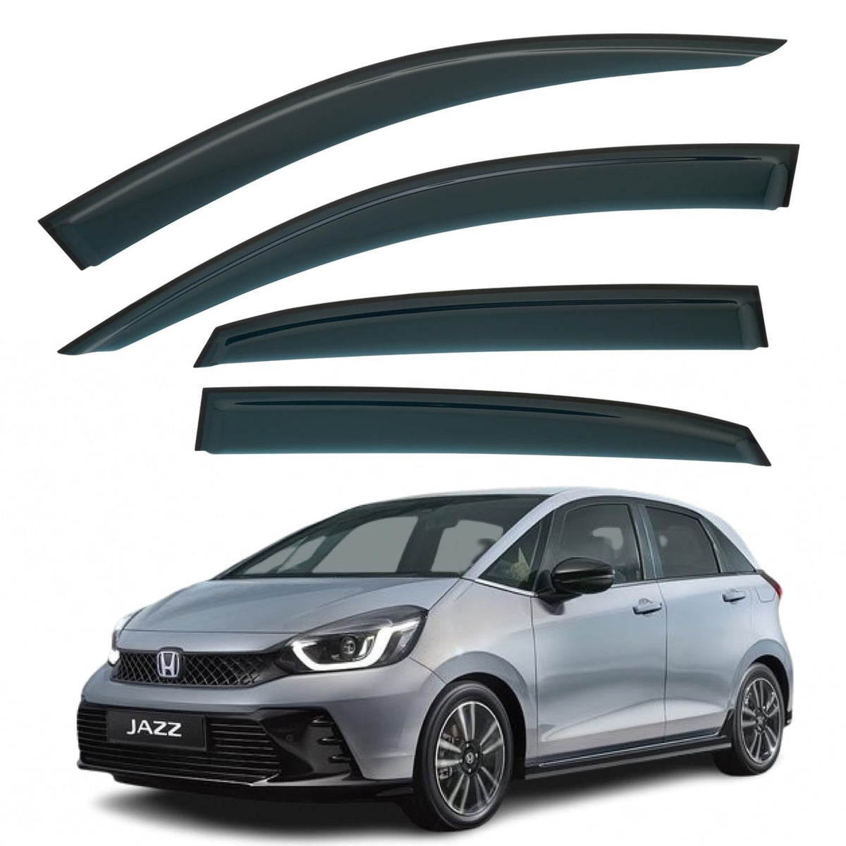Honda Jazz Wind Deflectors 2021–2026, Out-Channel