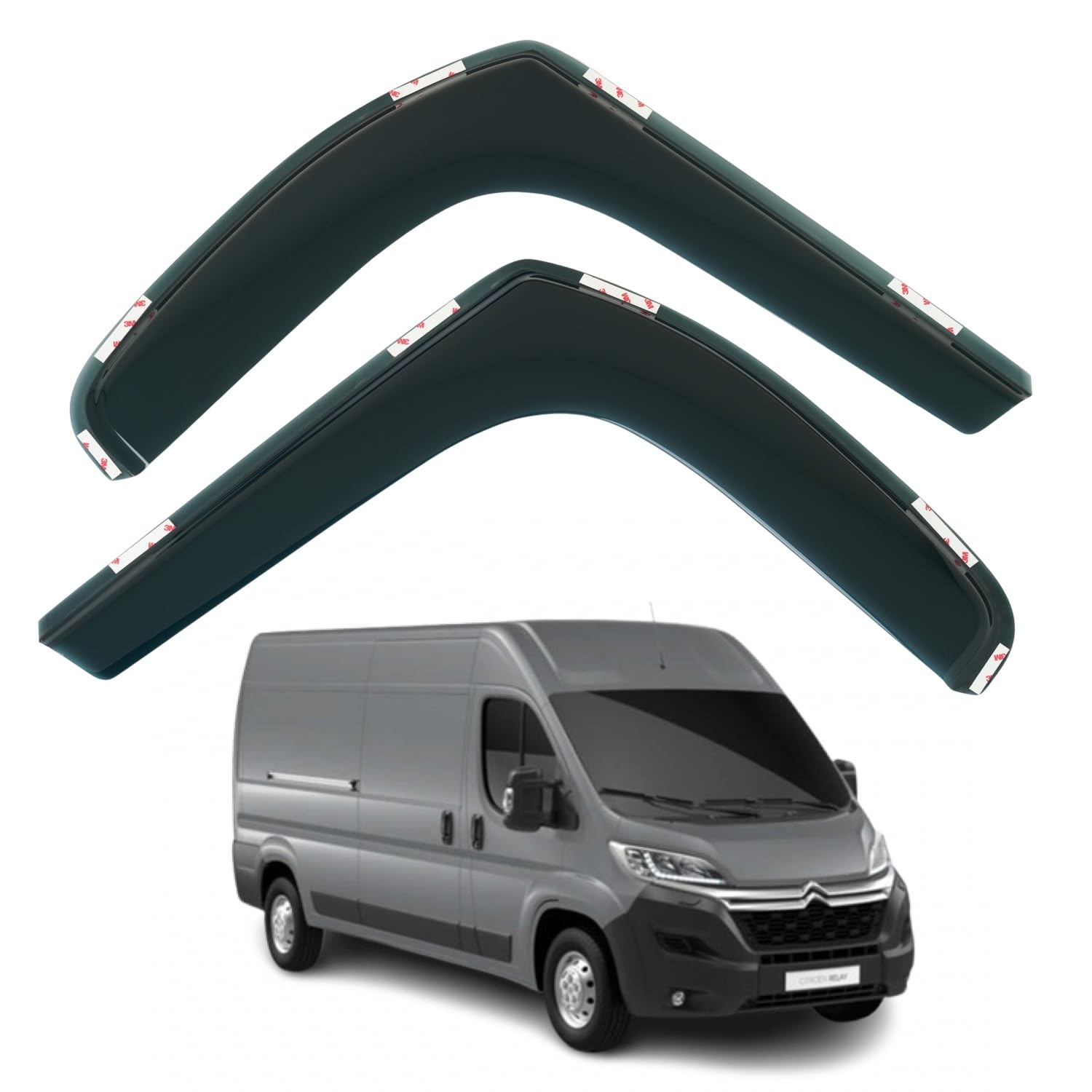 Citroën Jumper Wind Deflectors 2007–2025, In-Channel