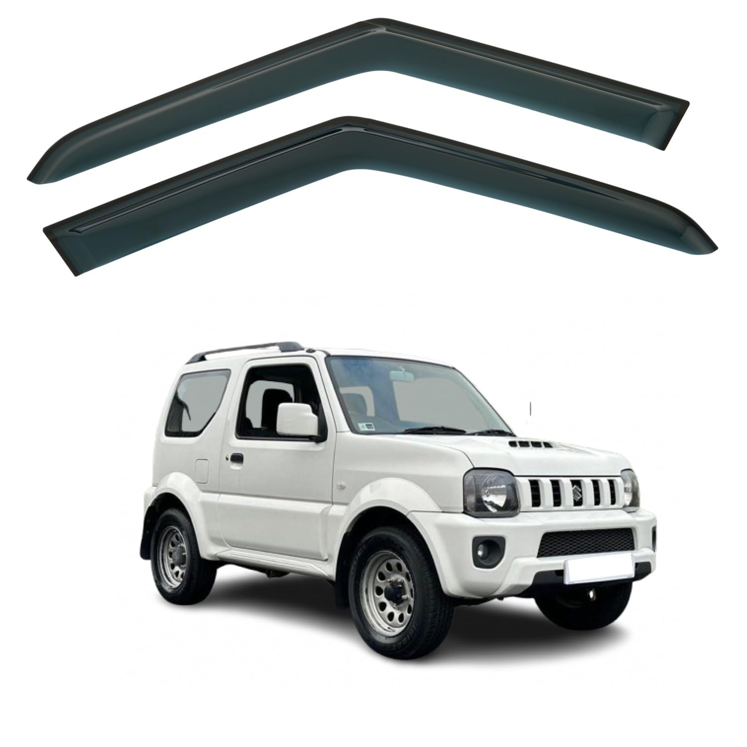 Suzuki Jimny MK3 Wind Deflectors 1998–2017, Out-Channel