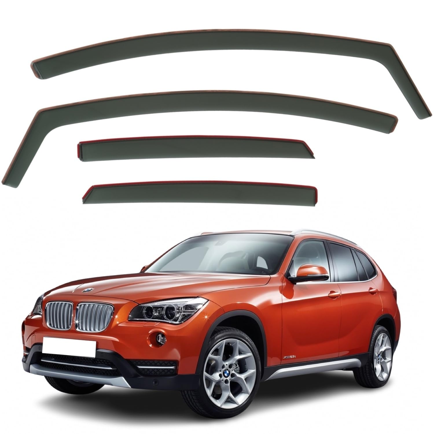 BMW X1 E84 Wind Deflectors 2009–2015, In-Channel