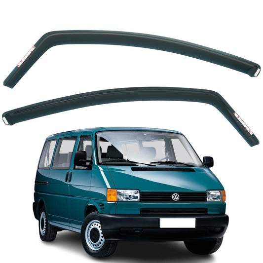 Set Of 2 Wind Deflectors Compatible with VW TRANSPORTER T4 1990 1991 1992 1993 1994 1995 1996 1997 1998 1999 2000 2001 2002 2003 Models
