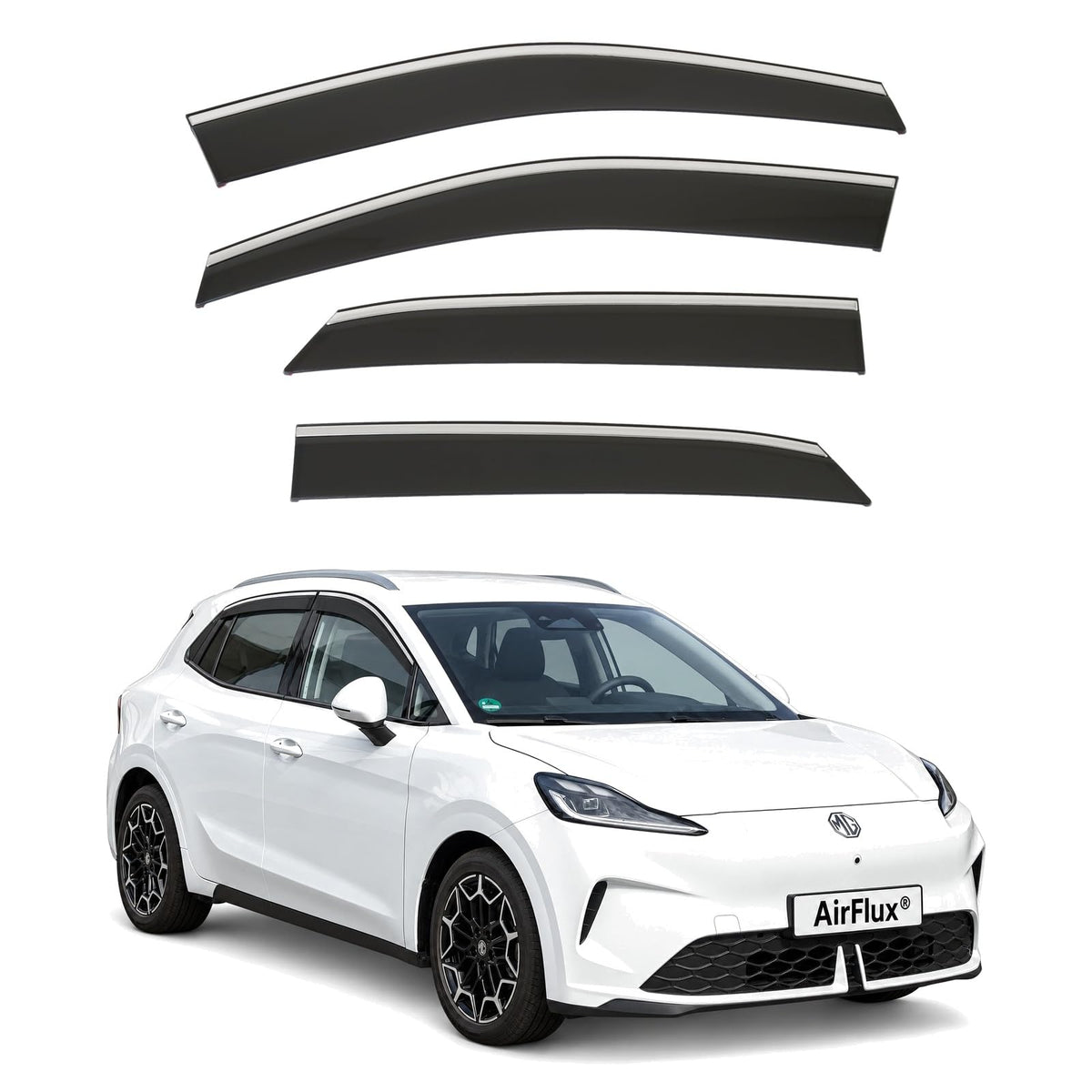 AirFlux wind deflectors for MG4 EV Mk2 2026 to 2027