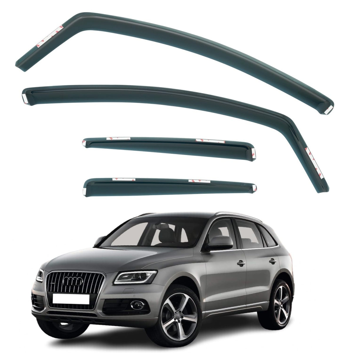 Audi Q5 Wind Deflectors 2008–2017, In-Channel