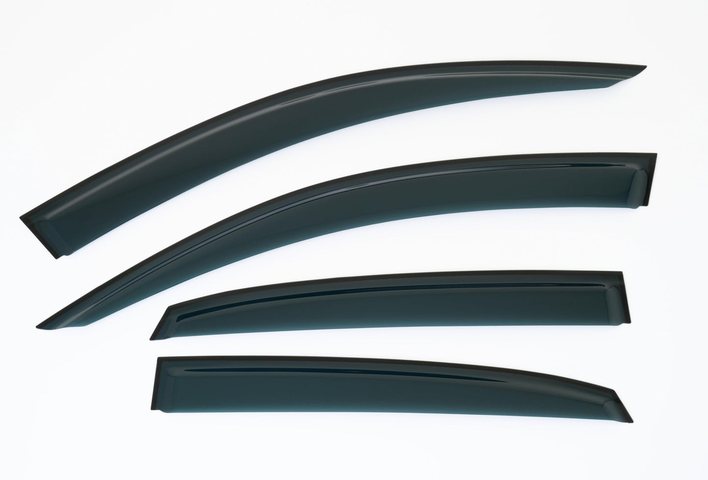 Set Of 4 STICK-ON Wind Deflectors Compatible with TOYOTA PRIUS XW50 2016 2017 2018 2019 2020 2021 2022 Models.