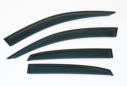 Set Of 4 STICK-ON Wind Deflectors Compatible with TOYOTA PRIUS XW50 2016 2017 2018 2019 2020 2021 2022 Models.