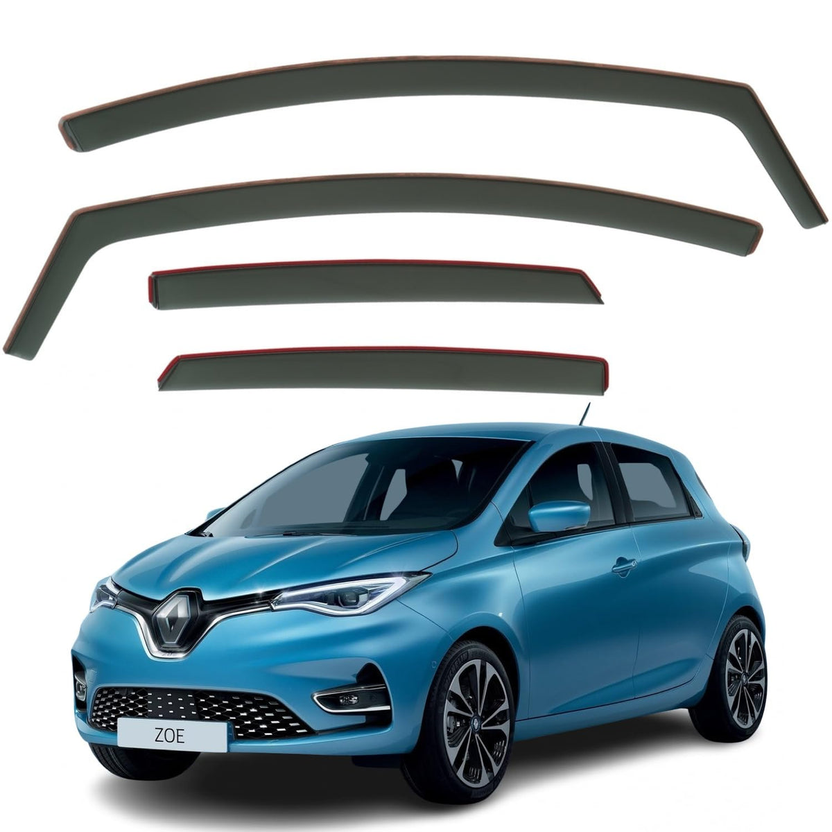 Renault Zoe Wind Deflectors 2013–2024, In-Channel